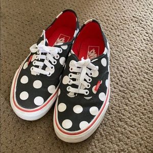 LIKE NEW Polka Dot Vans